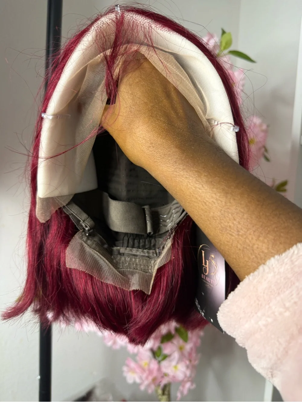 N/A vibrant burgundy